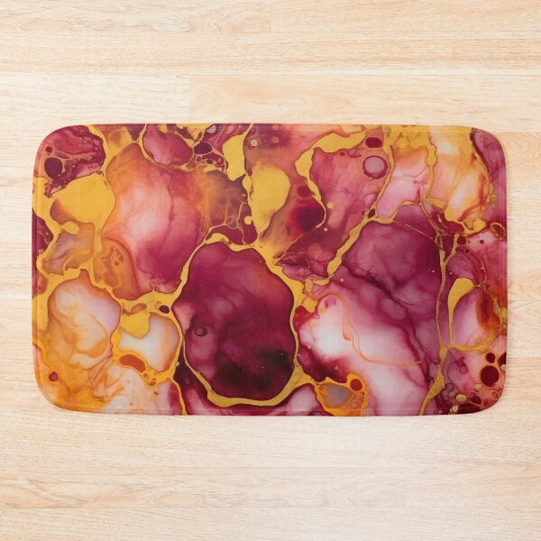Item preview, Red and Gold Alcohol Ink - Geode Pattern designed and sold by TPhanDesign.
