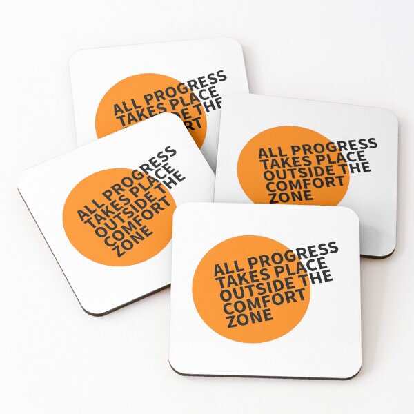 Item preview, All progress takes place outside the comfort zone designed and sold by Giovanni-c.