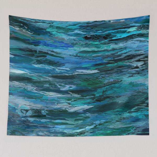 Item preview, Abstract Sea - Seascape in Blues and Greens designed and sold by Trevor Hirst.