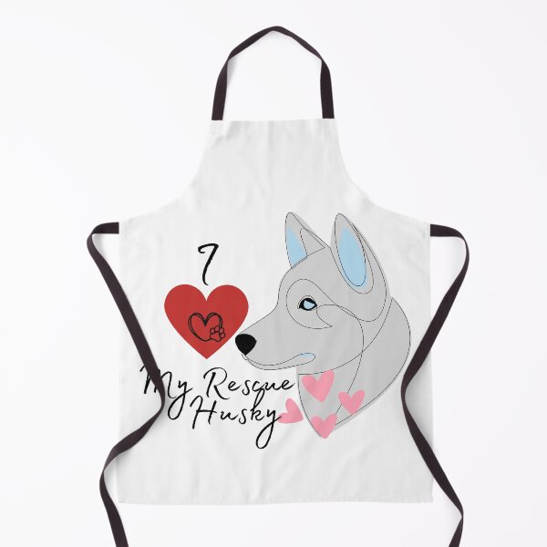 Item preview, I love My Rescue Husky designed and sold by LunarDogs.