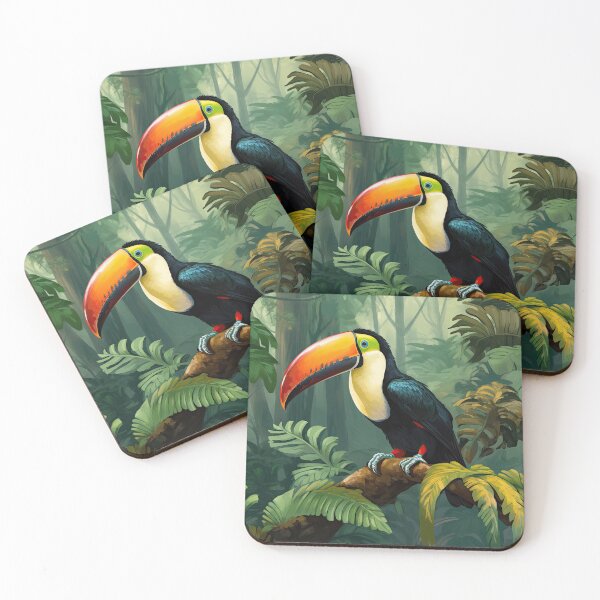 Item preview, Toucan Perched in a Jungle Tree designed and sold by libanmax.