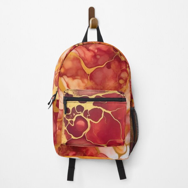 Item preview, Dark Red and Gold Alcohol Ink - Geode Pattern designed and sold by TPhanDesign.