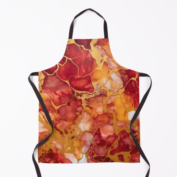 Item preview, Dark Red and Gold Alcohol Ink - Geode Pattern designed and sold by TPhanDesign.
