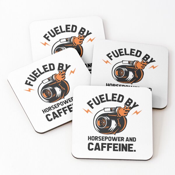 Item preview, Fueled by horsepower and caffeine designed and sold by Best-Designers.