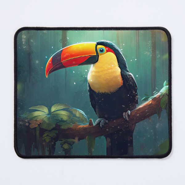 Item preview, Serene Toucan in a Watery Wildlife Setting designed and sold by libanmax.