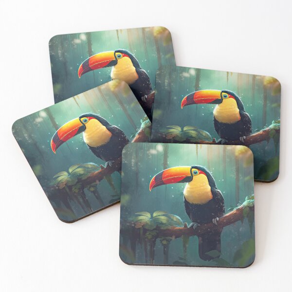 Item preview, Serene Toucan in a Watery Wildlife Setting designed and sold by libanmax.