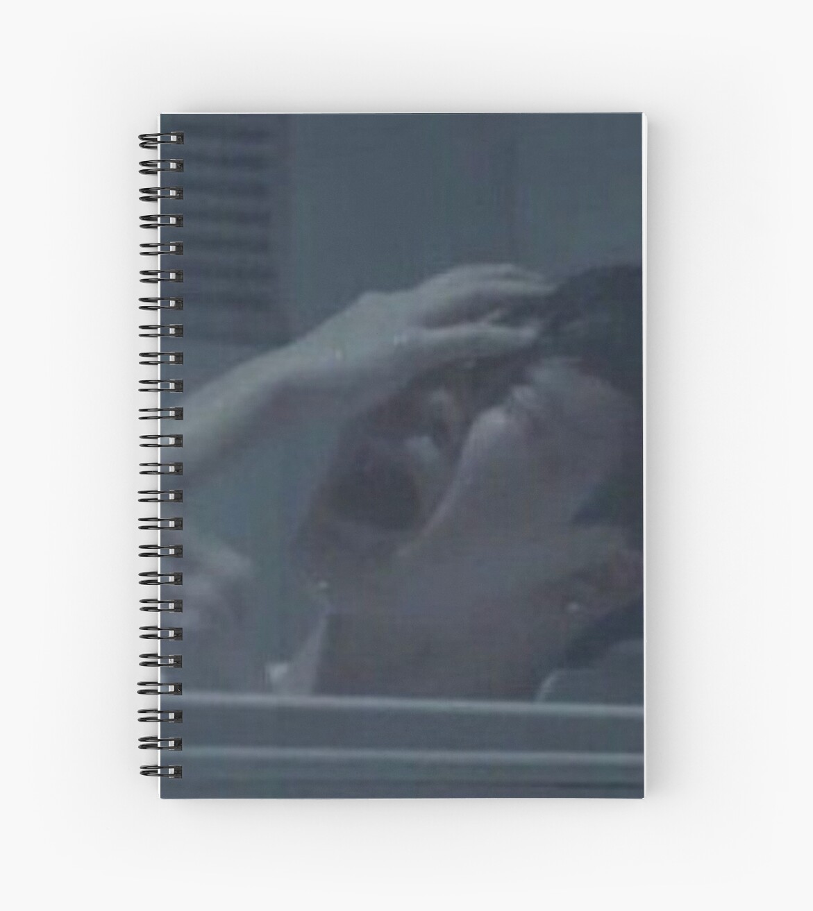 BTS Jimin Crying Meme Spiral Notebooks By Mapao Redbubble