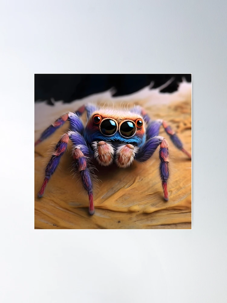Regal Jumping Spider Apparel and Accessories Regal Jumping Spooder Mom  Mothers Day Pet Spider Throw Pillow, 18x18, Multicolor