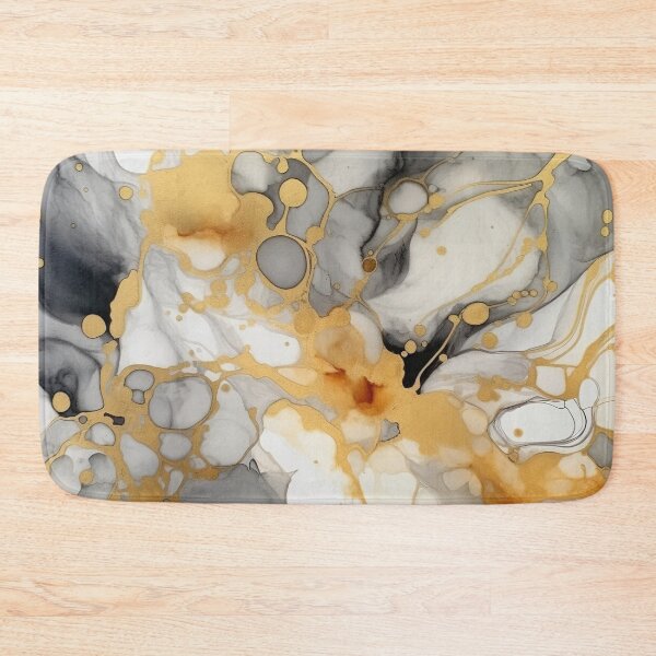 Item preview, Marble and Gold Alcohol Ink - Geode Pattern designed and sold by TPhanDesign.