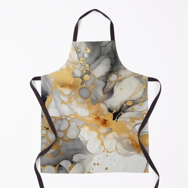 Item preview, Marble and Gold Alcohol Ink - Geode Pattern designed and sold by TPhanDesign.