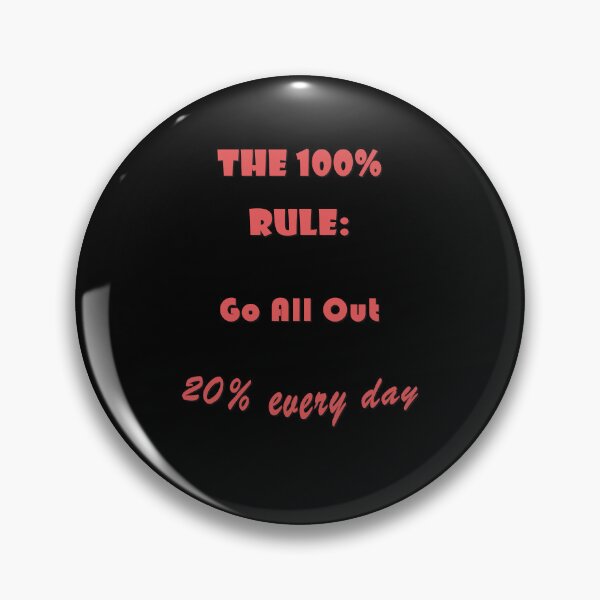 Item preview, The 100% percent rule - work life balance  designed and sold by santoshputhran.