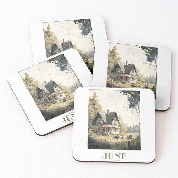 Item preview, "June" 6/12 Calendar Themed Postcard / Greeting Card designed and sold by Iamglitchy.