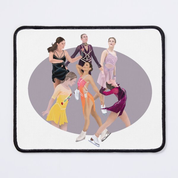 Item preview, European Women Figure Skating | Figure Skating Sticker designed and sold by fskatingprints.
