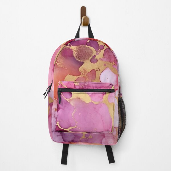Item preview, Pink and Gold Alcohol Ink - Geode Pattern designed and sold by TPhanDesign.