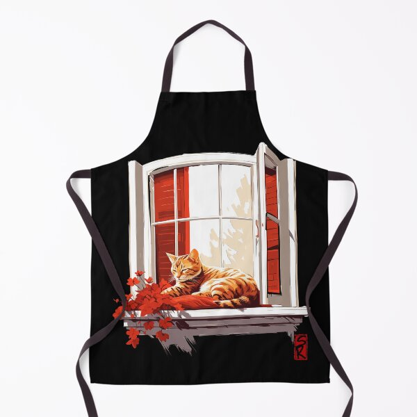 Item preview, Colorful Cat on window designed and sold by SiriusrenoTee.
