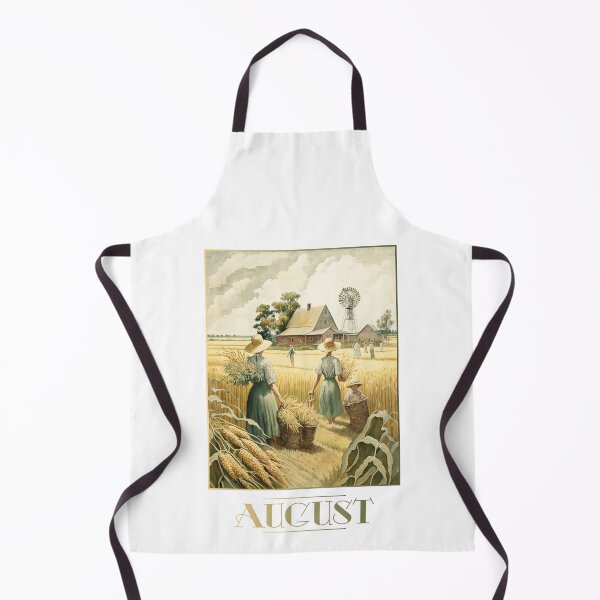 Item preview, "August" 8/12 Calendar Themed Postcard / Greeting Card designed and sold by Iamglitchy.