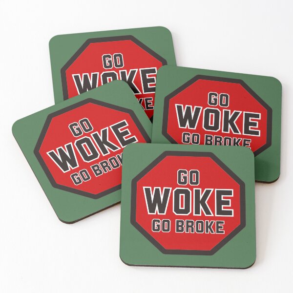 Item preview, Go Woke Go Broke designed and sold by RockBeeDesigns.