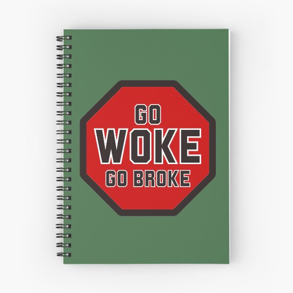 Item preview, Go Woke Go Broke designed and sold by RockBeeDesigns.