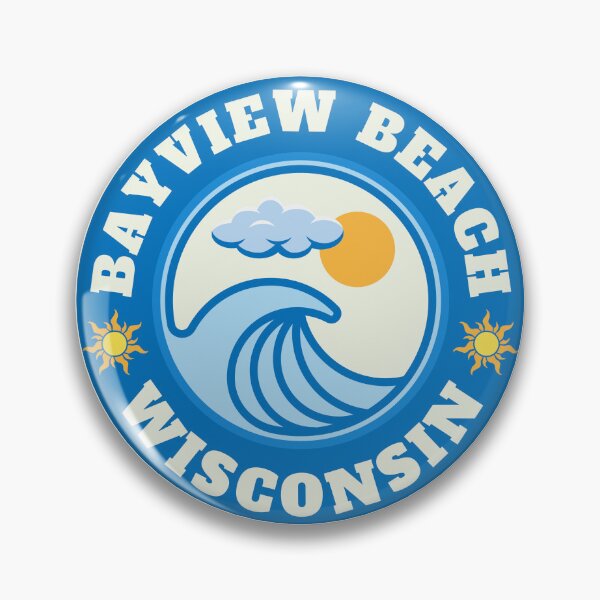 Item preview, Bayview Beach Lake Superior Wisconsin - Summer Destination Vintage Logo designed and sold by Vintage-TM.