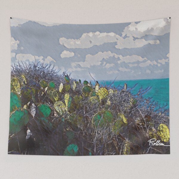 Item preview, PRICKLY PEARS AMONG THE WEEDS designed and sold by ArtbyRolleen.