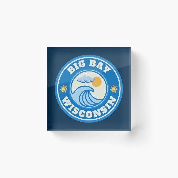 Item preview, Big Bay Beach Lake Superior Wisconsin - Summer Destination Vintage Logo designed and sold by Vintage-TM.