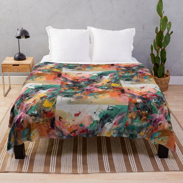 Item preview, Abstract Art Splashes of Color Colourful Painting designed and sold by DigiNook.