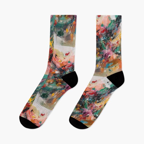 Item preview, Abstract Art Splashes of Color Colourful Painting designed and sold by DigiNook.