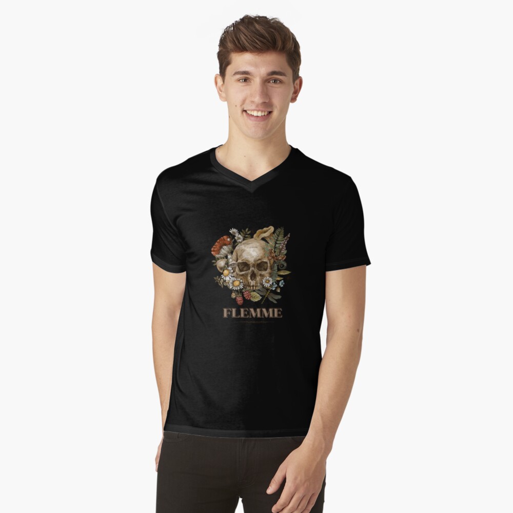 Item preview, V-Neck T-Shirt designed and sold by Feignasses.