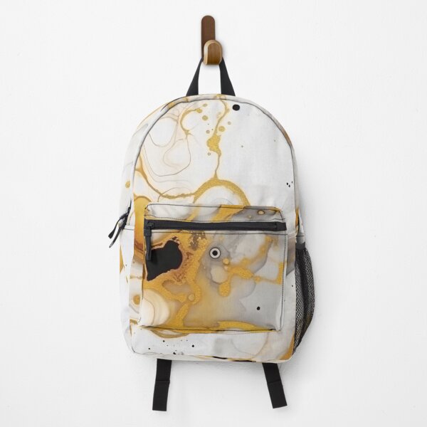 Item preview, White and Gold Alcohol Ink - Geode Pattern designed and sold by TPhanDesign.