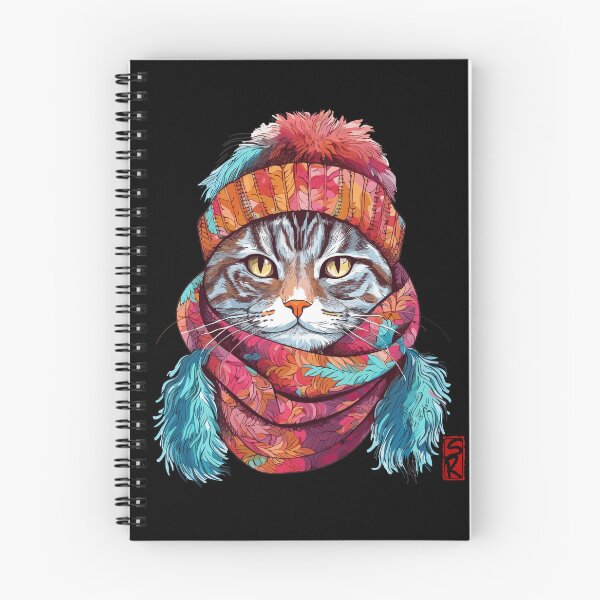 Item preview, Colorful cat  on winter designed and sold by SiriusrenoTee.