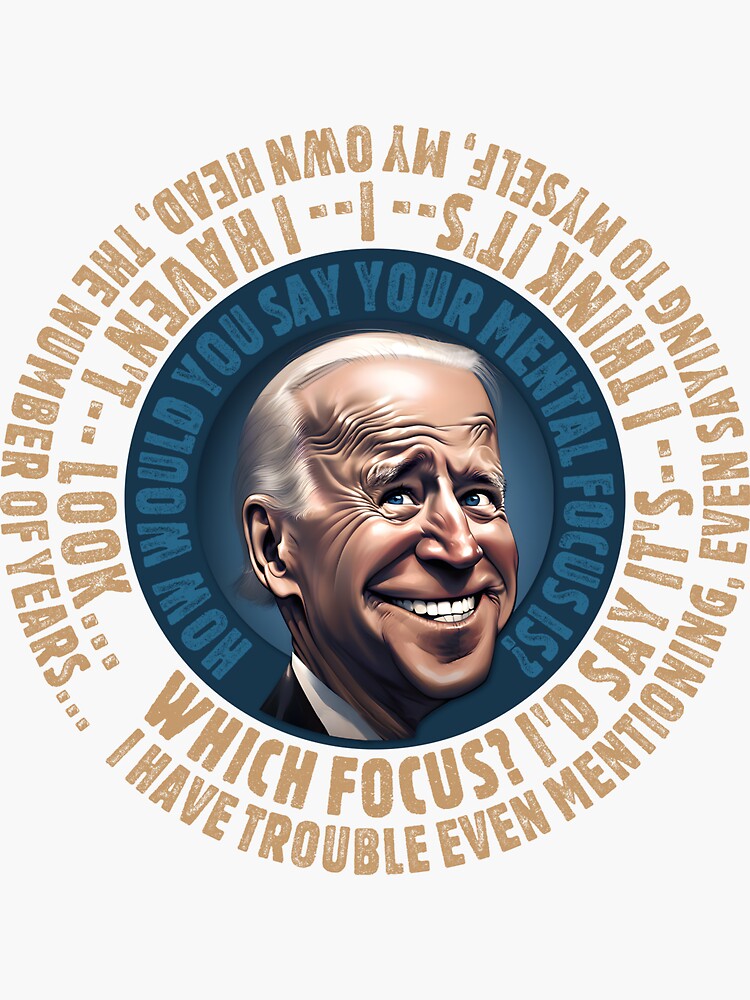 Joe Biden Jumpscare Sticker for Sale by smokelessmeth