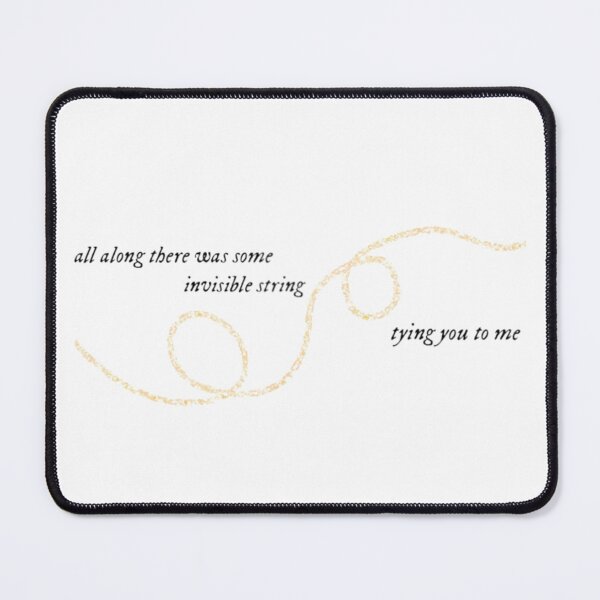 Item preview, invisible string from folklore by Taylor Swift designed and sold by Sinele.