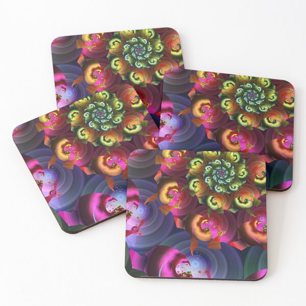 Item preview, Kaleidoscope of Fractal Spirals designed and sold by pinkal.