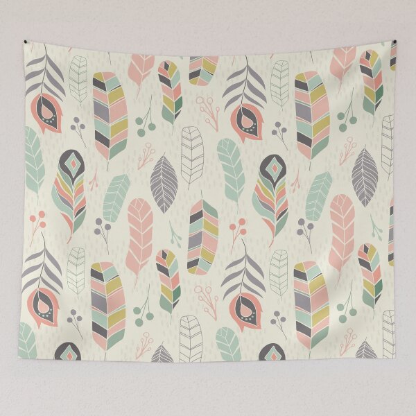 Item preview, Pretty Feathers designed and sold by Heather Rosas.