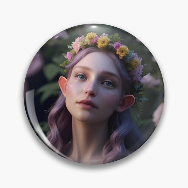 Artikelvorschau, Fantasy-Fee mit Blumen im Haar entworfen und verkauft von SriGem.