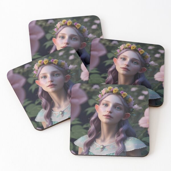 Artikelvorschau, Fantasy-Fee mit Blumen im Haar entworfen und verkauft von SriGem.