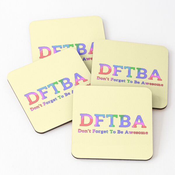Item preview, DFTBA (don’t forget to be awesome) designed and sold by Amanda1775.