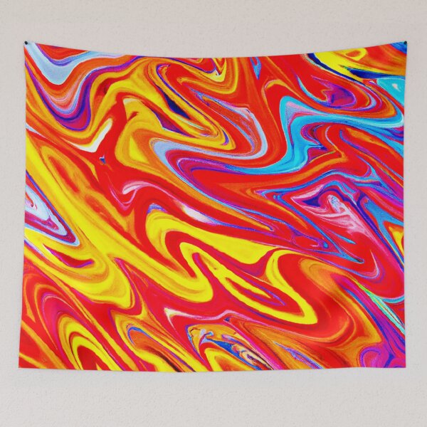 Item preview, Bold Vibrant Hot Colors Pattern Design designed and sold by Health And Fitness Posts e-Store.
