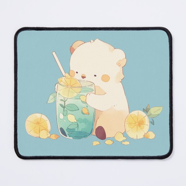 Item preview, The cute bear who wants to drink juice designed and sold by Cahlie Li.