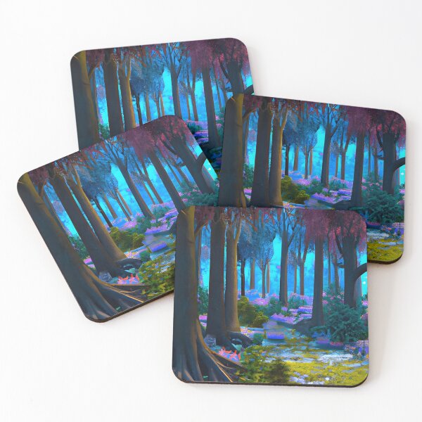 Item preview, NIght forest art designed and sold by brandway.