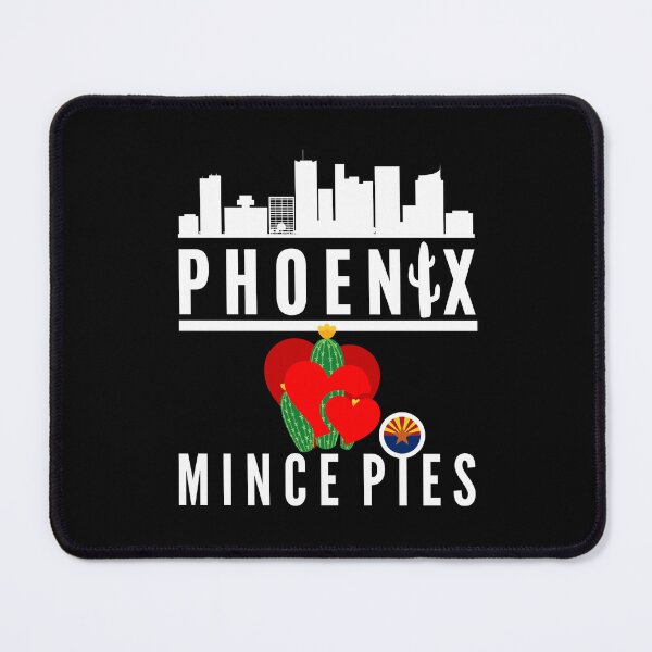 Item preview, Phoenix Loves Mince Pies Cityscape (with white text) designed and sold by MPC-Mince-Pies.