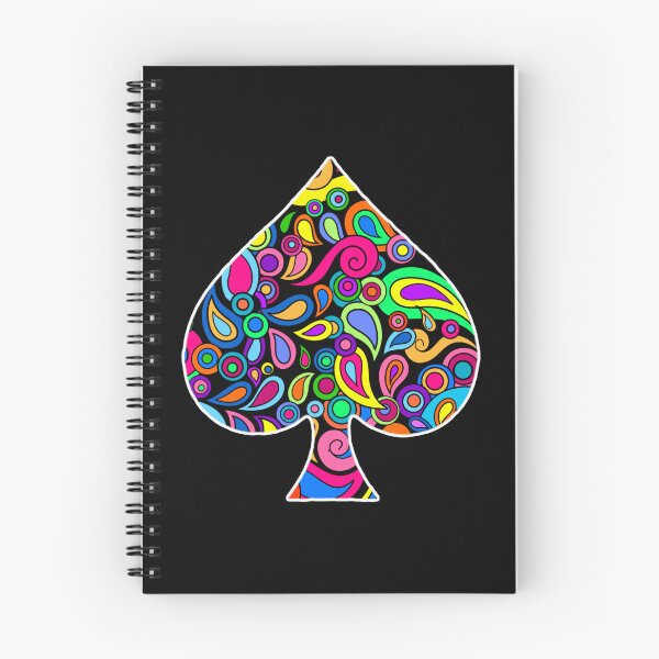 Item preview, Colorful Fancy Spade Playing Card Symbol designed and sold by Alondra.