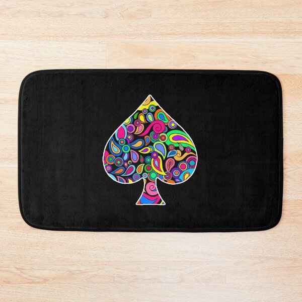 Item preview, Colorful Fancy Spade Playing Card Symbol designed and sold by Alondra.