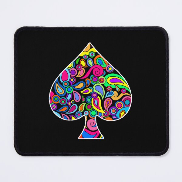 Item preview, Colorful Fancy Spade Playing Card Symbol designed and sold by Alondra.