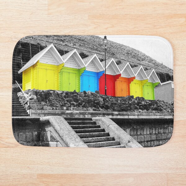 Item preview, WHITBY BEACH HUTS designed and sold by Neil Finnemore.