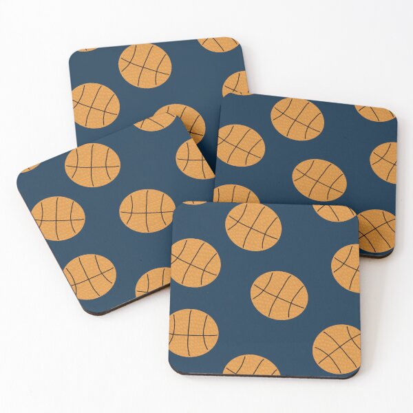 Item preview, Basketball on Dark Blue designed and sold by RepeatCandy.