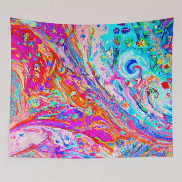 Item preview, Energetic Colorful Pattern Art designed and sold by Health And Fitness Posts e-Store.