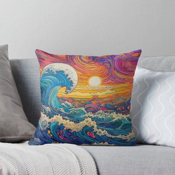 Item preview, Abstract Ocean Waves Pattern designed and sold by Desfix.