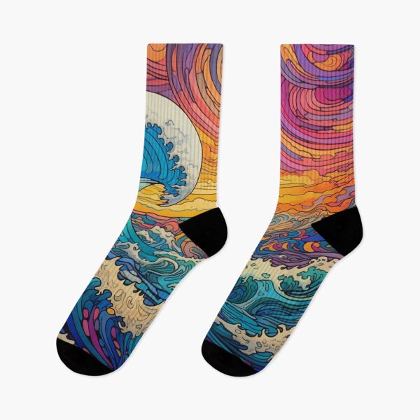 Item preview, Abstract Ocean Waves Pattern designed and sold by Desfix.