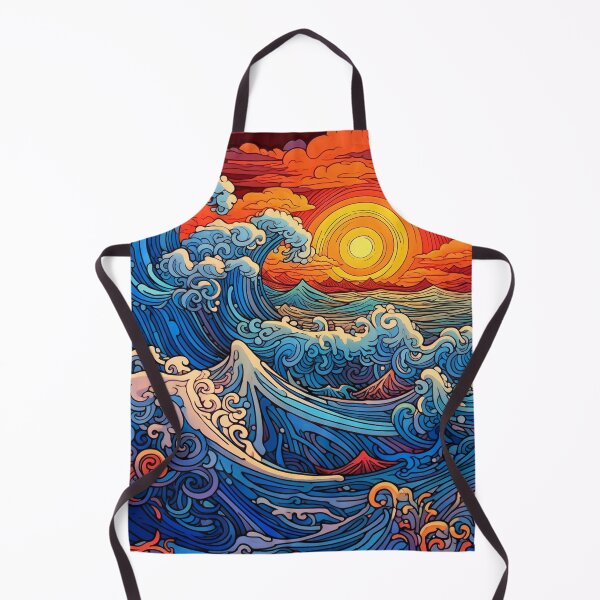 Item preview, Abstract Ocean Waves Pattern designed and sold by Desfix.